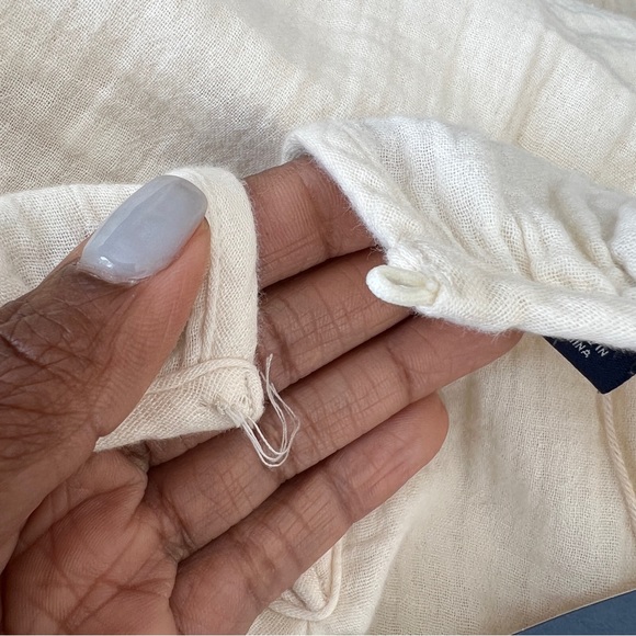 UNIVERSAL THREAD Peasant Puff Sleeve Top Dog Bone Size XL New With Tags - Picture 6 of 8